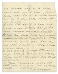 Mata Hari Autograph Letter Signed to Her Lover, Piet van der Hem -- ''...I am a very ambitious woman and when I feel an affinity for someone than I have the same ambitious feelings...for him...''